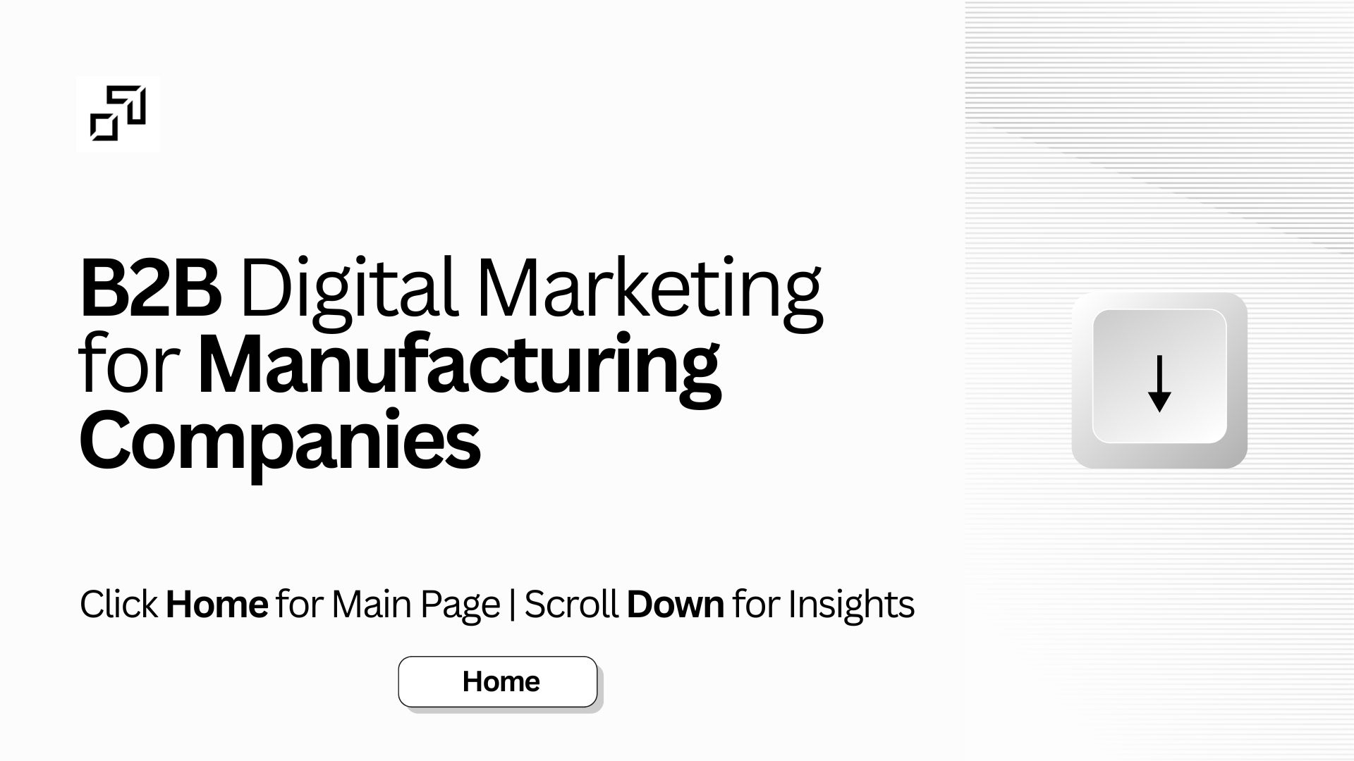 Main blog Image- B2B Digital Marketing for Manufacturing Companies
